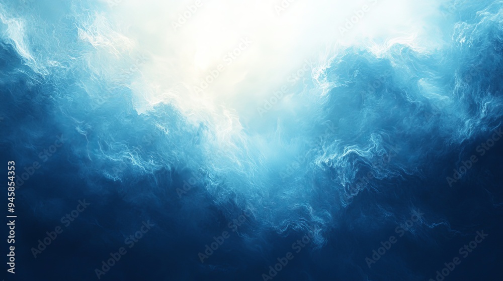 The image is of a blue sky with white clouds The image is of a blue sky with white clouds