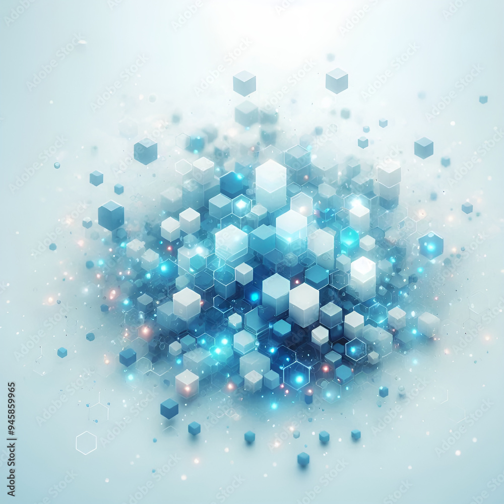 Abstract colorful hexagon pattern and texture with hexagonal elements background by AI generative Abstract colorful hexagon pattern and texture with hexagonal elements background by AI generative