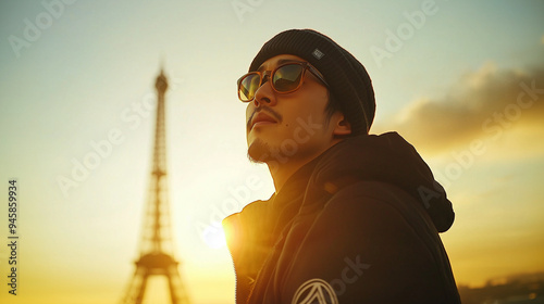 An Asian man in modern atti...