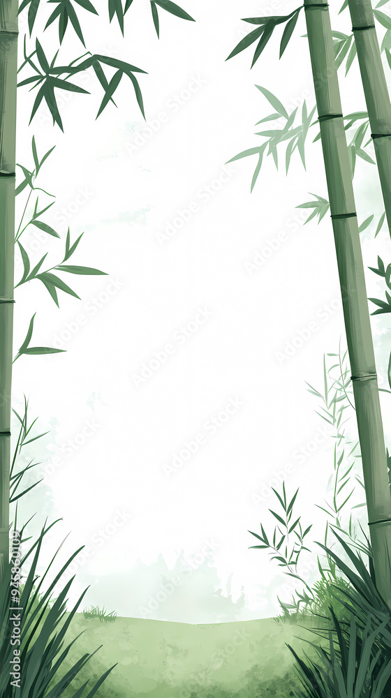 ancient style bamboo hand painted decorative background ancient style bamboo hand painted decorative background