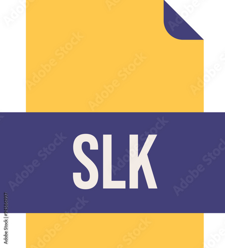 SLK File icon fill crisp corners photo