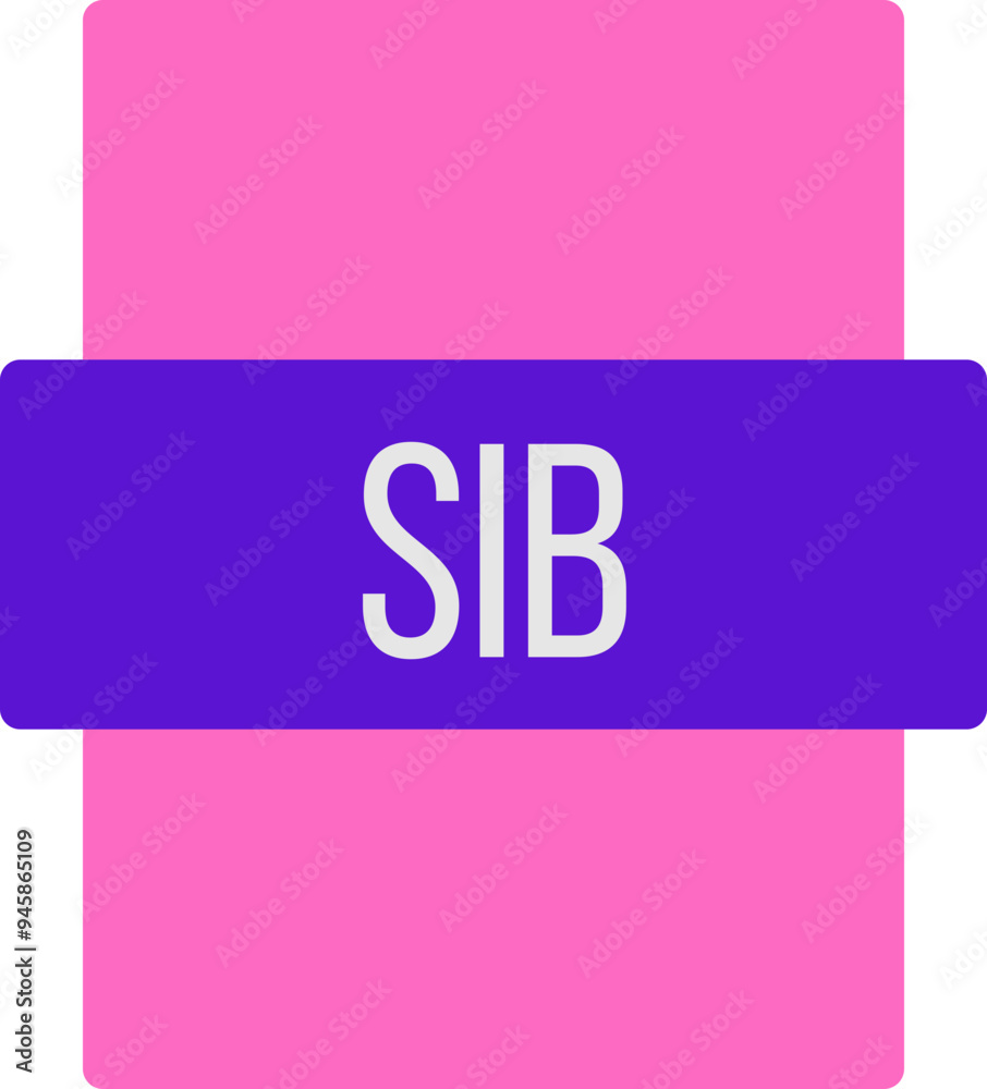SIB ip file extension icon color fill outer flat