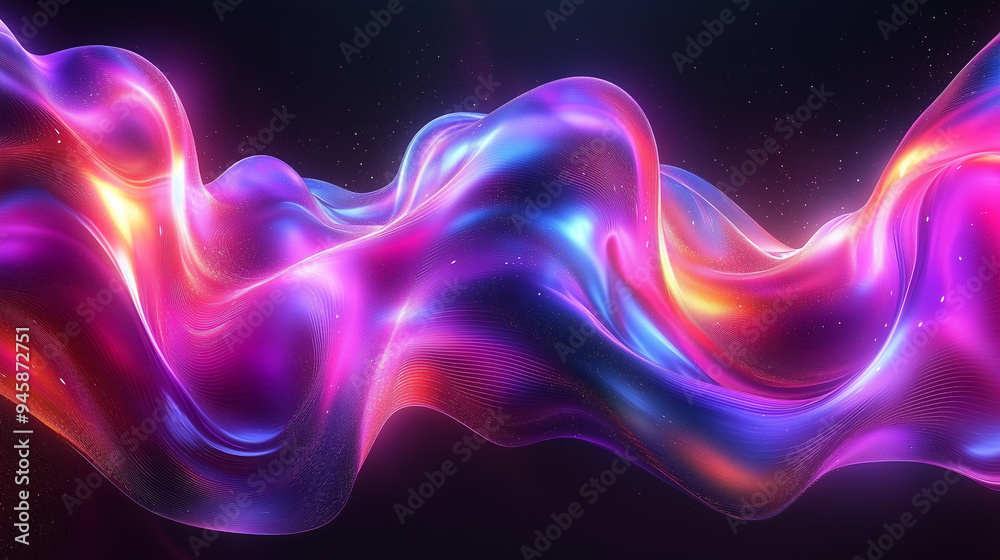 Obraz premium Colorful Energy Flow