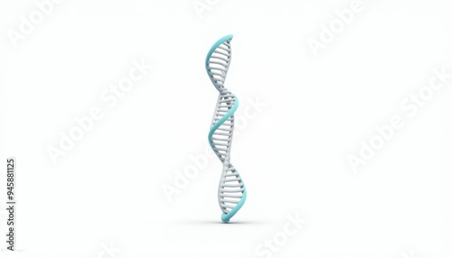 The beauty of DNA structure in a 3D model