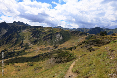 Mountain landscape at Ruda valley in Catalan Pyrenees, Spain