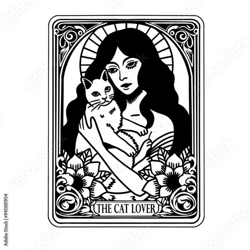 the cat lover svg