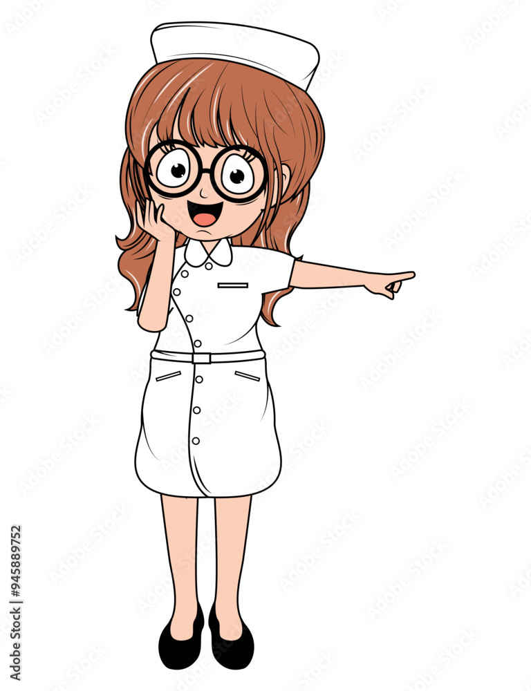 Little Nurse Cartoon