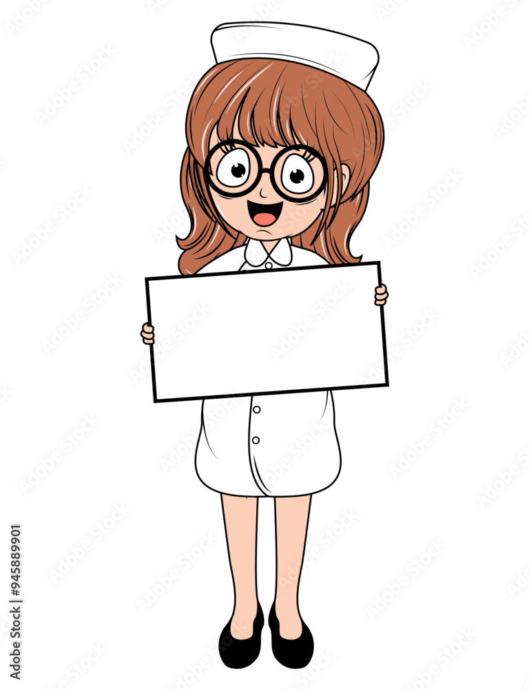 Little Nurse Cartoon Little Nurse Cartoon