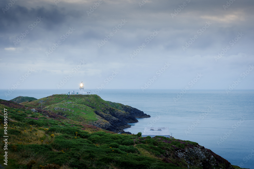 Strumble Head Lighthouse, Pembrokeshire, Wales, South Wales, Fishguard Strumble Head Lighthouse, Pembrokeshire, Wales, South Wales, Fishguard