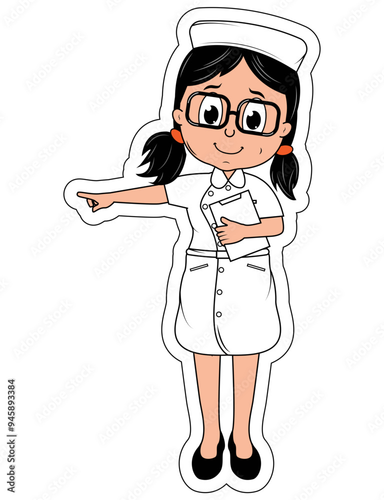 Little Nurse Cartoon