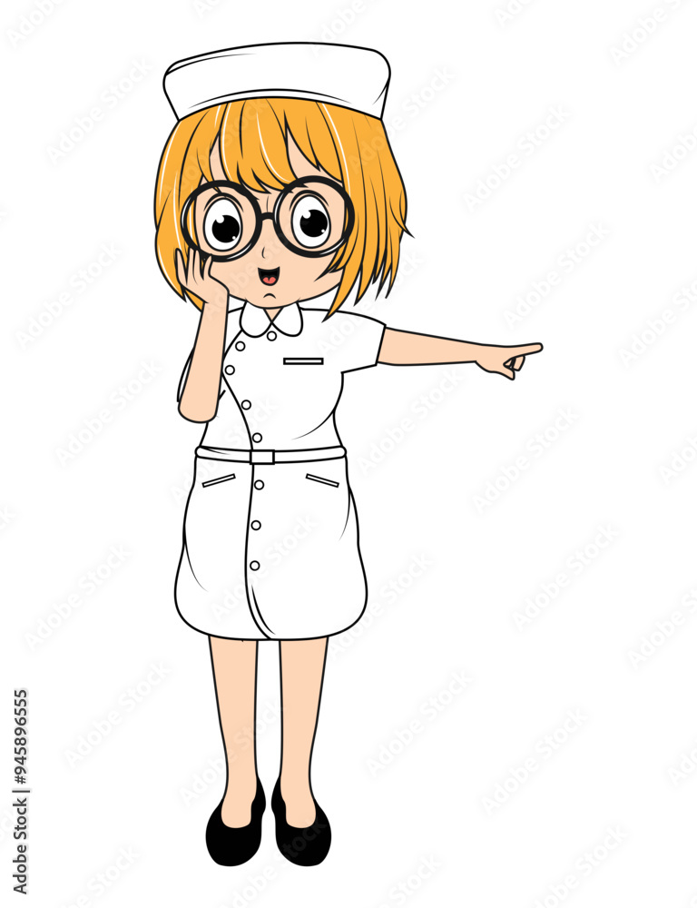 Little Nurse Cartoon Little Nurse Cartoon