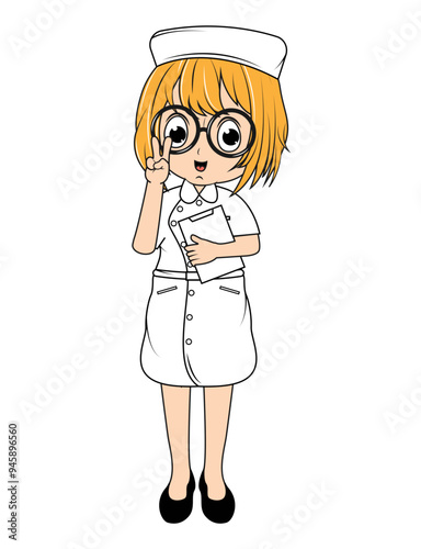 Little Nurse Cartoon