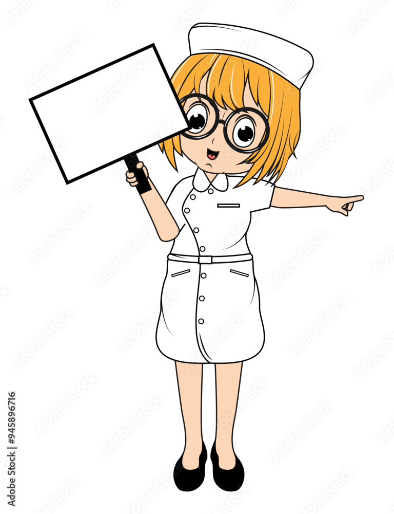 Little Nurse Cartoon