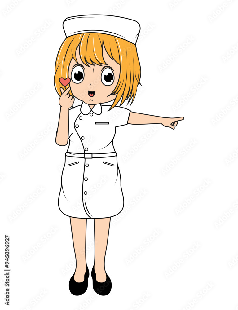 Little Nurse Cartoon Little Nurse Cartoon