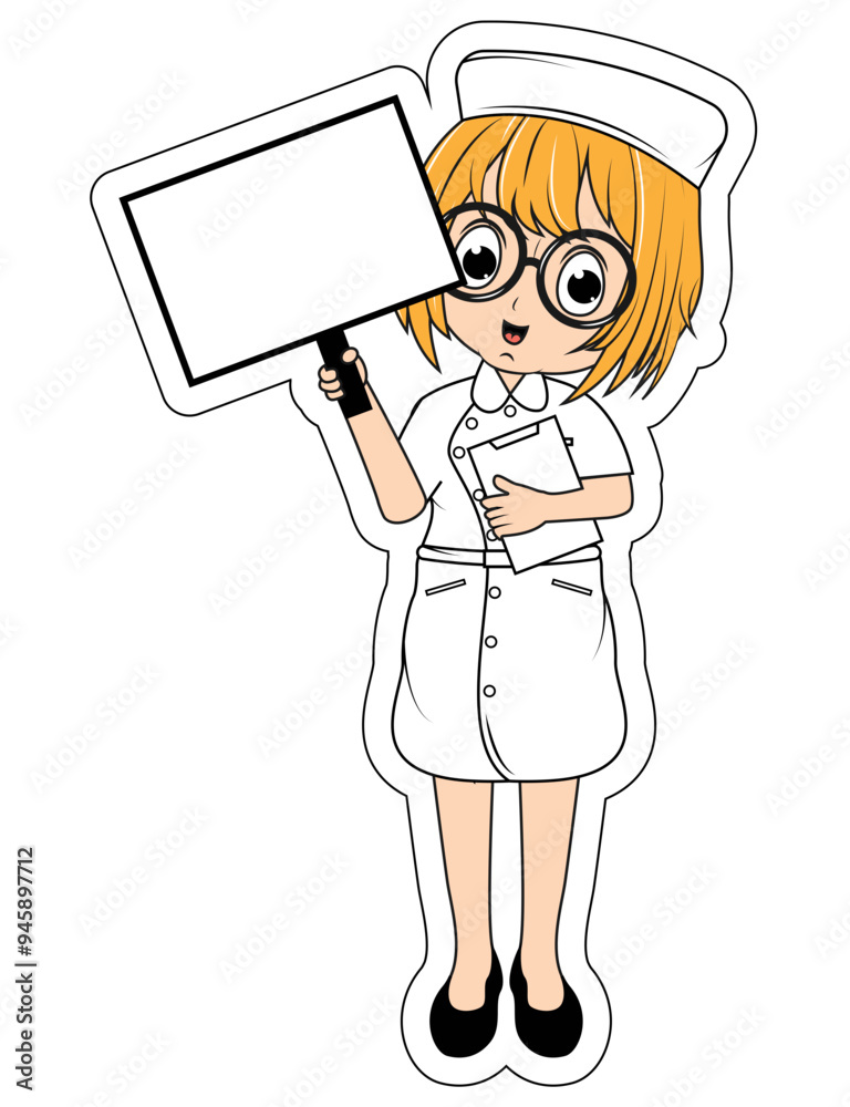 Little Nurse Cartoon Little Nurse Cartoon