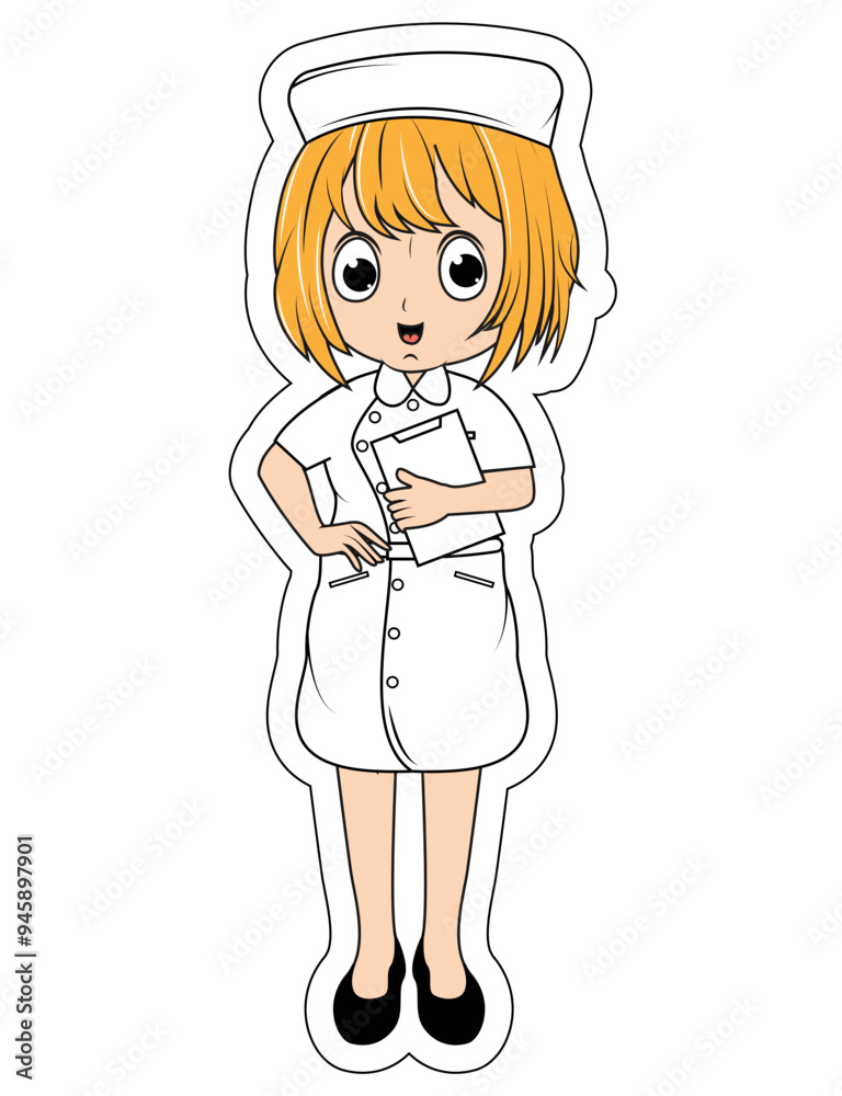 Little Nurse Cartoon