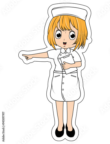 Little Nurse Cartoon