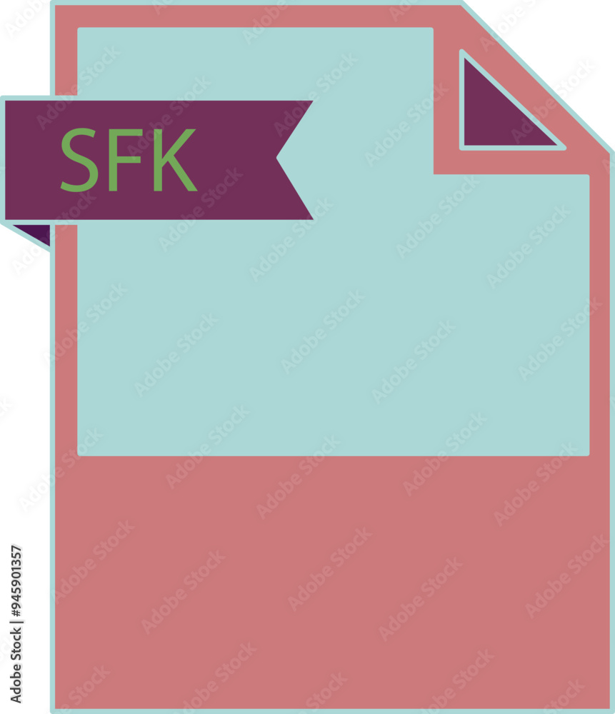 SFK File format icon minimal SFK File format icon minimal
