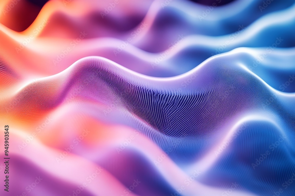 Abstract Wavy Background with Pink, Purple and Blue Colors. Abstract Wavy Background with Pink, Purple and Blue Colors.