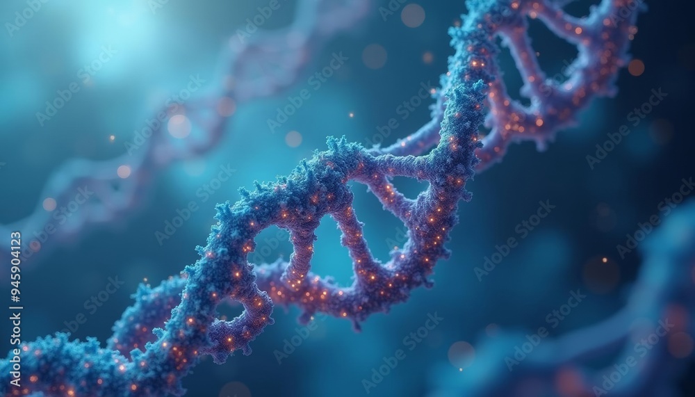 Illuminated DNA structure a marvel of molecular biology Illuminated DNA structure a marvel of molecular biology