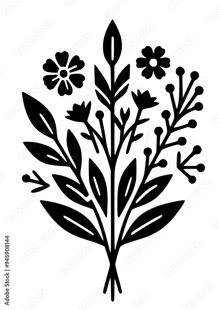 Flower Bouquet Svg, Flower svg, Bouquet svg, wildflowers svg, wildflowers, wedding svg, minimalist bouquet svg, cut files for Cricut, Silhouette Flower Bouquet Svg, Flower svg, Bouquet svg, wildflowers svg, wildflowers, wedding svg, minimalist bouquet svg, cut files for Cricut, Silhouette
