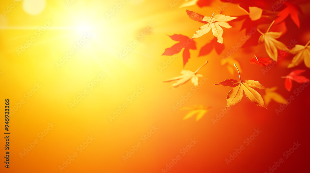 Bright autumn leaves gently falling through the air, illuminated by warm sunlight, creating a vibrant and atmospheric seasonal scene.
Bright autumn leaves gently falling through the air, illuminated by warm sunlight, creating a vibrant and atmospheric seasonal scene.