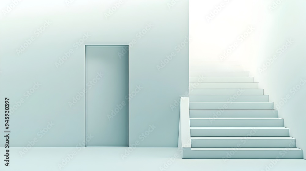 The Endless Staircase A conceptual image representing a portal to boundless the power of imagination The Endless Staircase A conceptual image representing a portal to boundless the power of imagination