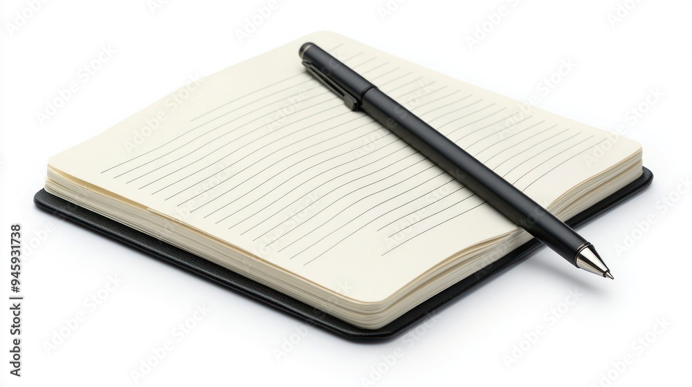 Blank Notebook with Pen