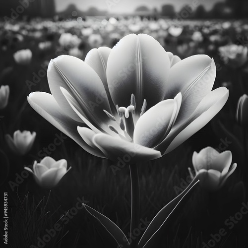 Monochrome Flower