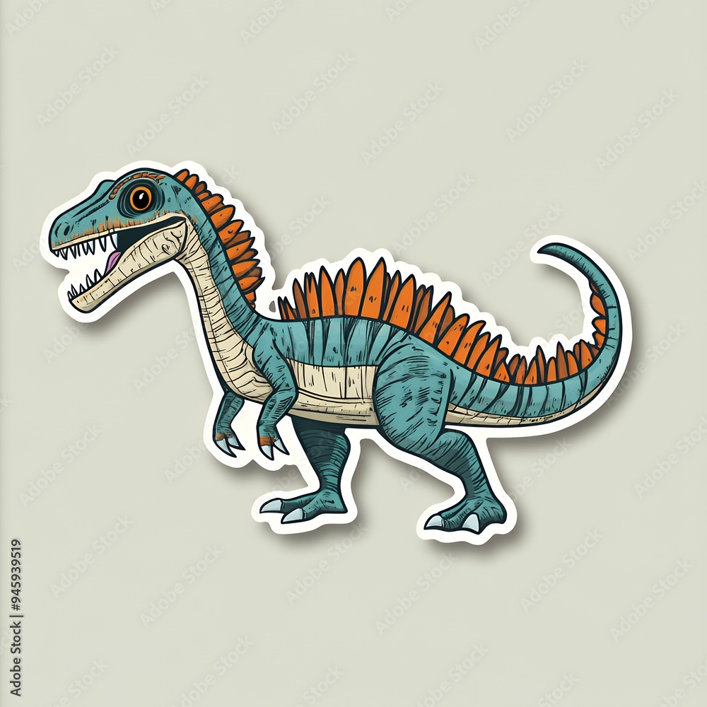 A colorful cartoon dinosaur illustration with distinct features and a playful design. A colorful cartoon dinosaur illustration with distinct features and a playful design.