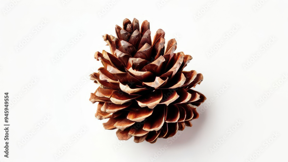 Pine cone with intricate details and rich brown color, evoking sense of nature and tranquility. Pine cone with intricate details and rich brown color, evoking sense of nature and tranquility.