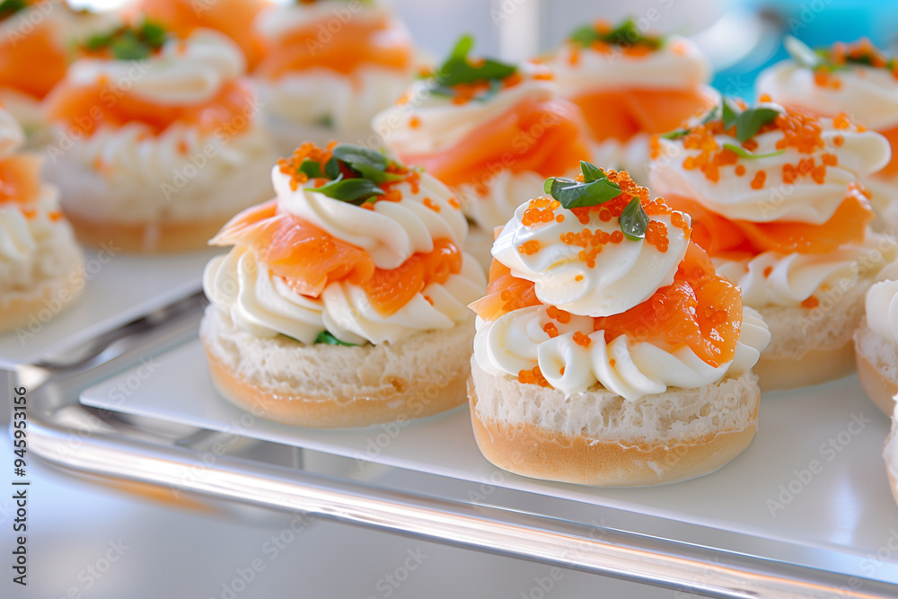 Elegant Salmon Canapes Seafood Bites Elegant Salmon Canapes Seafood Bites