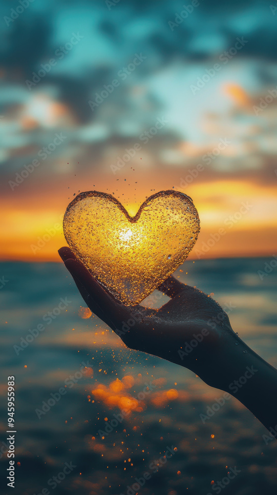 Fototapeta premium World Kindness Day. a kind heart. kind hands. kind people