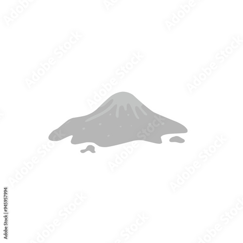 illustration of a pile of cement