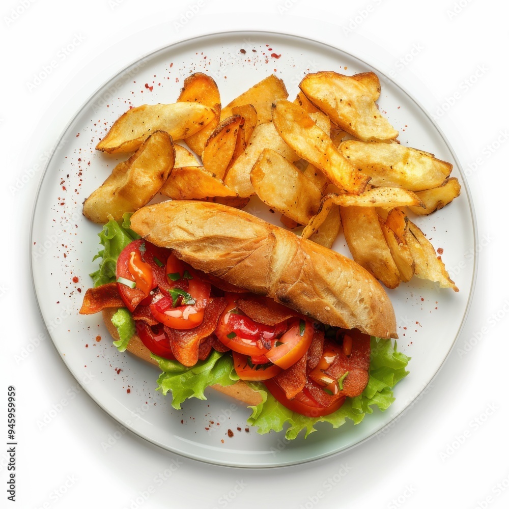 British-Style Chip Butty Variation British-Style Chip Butty Variation