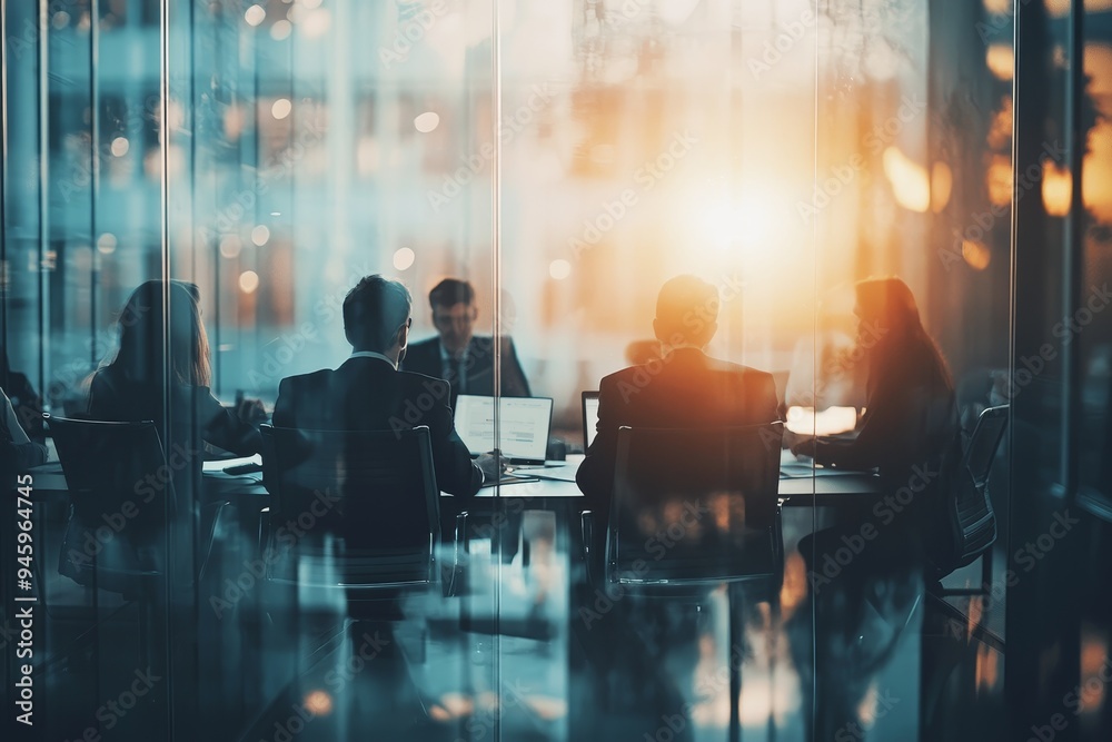 People in casual wear in a blurred business office with blurred bokeh background. People in casual wear in a blurred business office with blurred bokeh background.