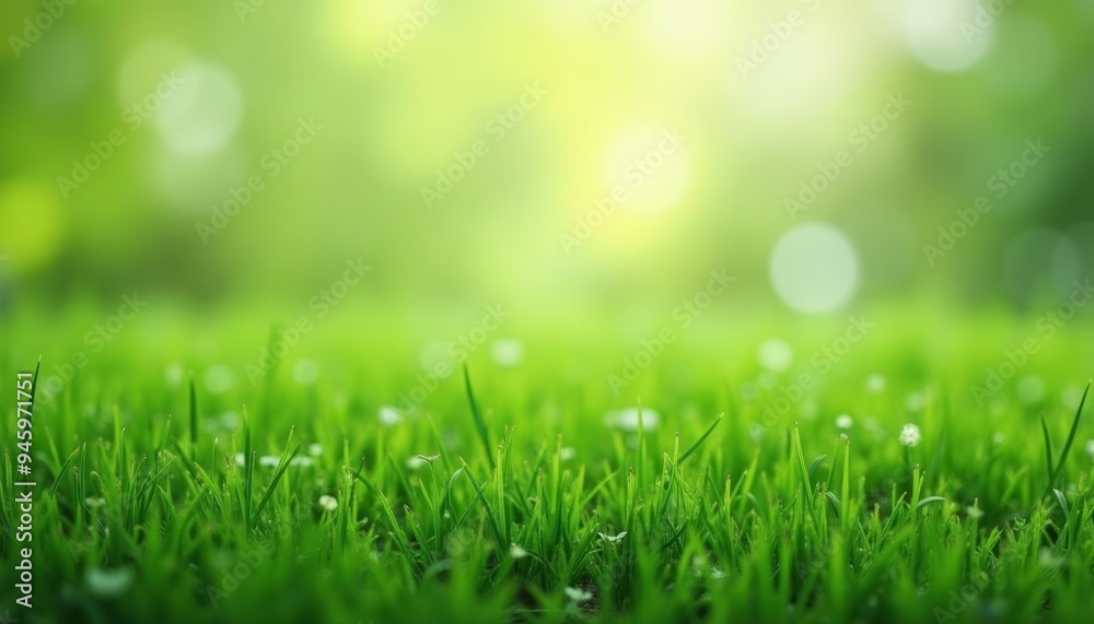 Vibrant green field perfect for a sunny day Vibrant green field perfect for a sunny day