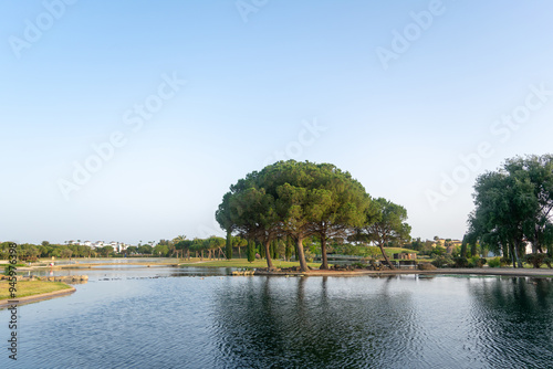 Lakes Park, Rota. Province of Cadiz. Spain. Europe.