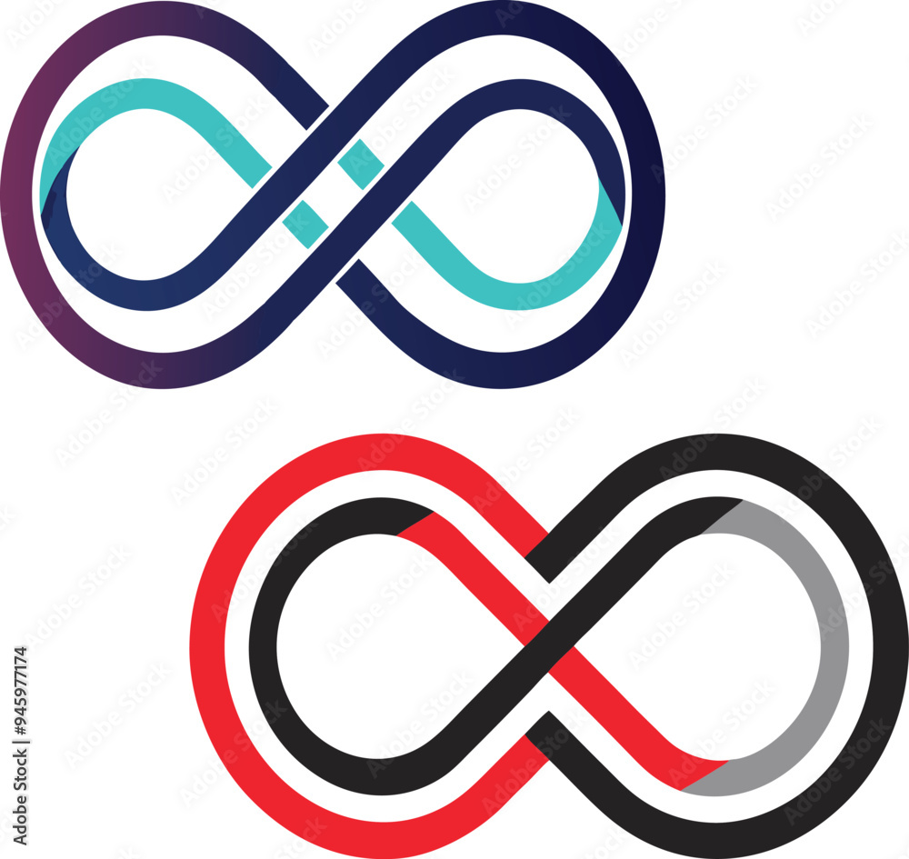 Infinity Design Vector icon illustration Logo template design Infinity Design Vector icon illustration Logo template design