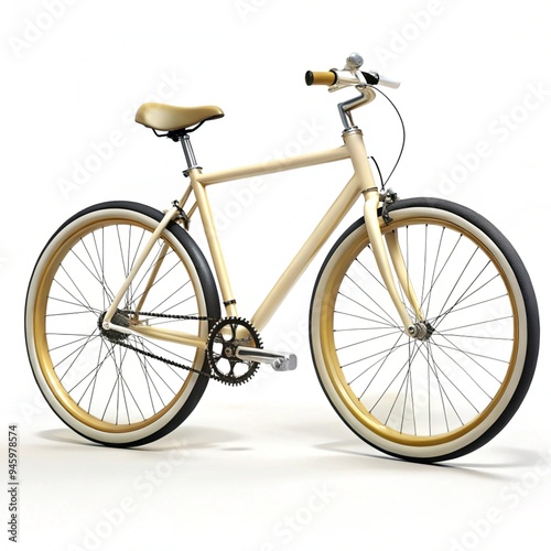 bicycle isolated on white