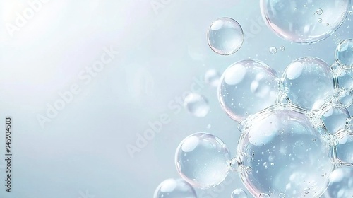 Wallpaper Mural   Bubbles float against a blue-white backdrop, with a hazy sky behind them Torontodigital.ca