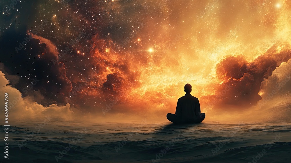 Meditation Under a Starry Sky Meditation Under a Starry Sky