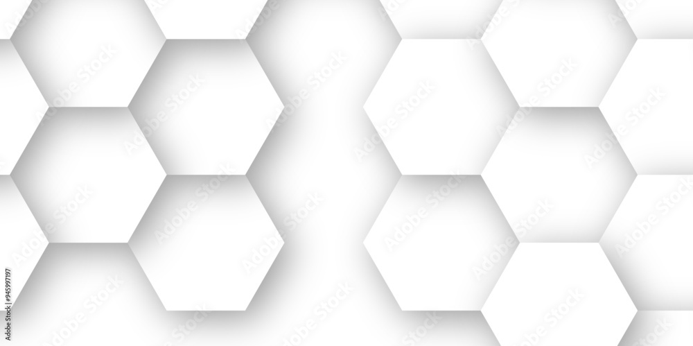 Sophisticated 3D Hexagon Texture on White Vector Background: Perfect for Digital Design Sophisticated 3D Hexagon Texture on White Vector Background: Perfect for Digital Design