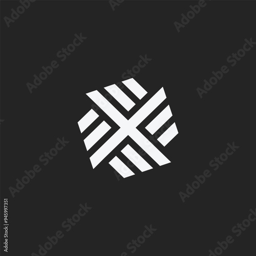 XII logo looks simple, modern, luxury combination