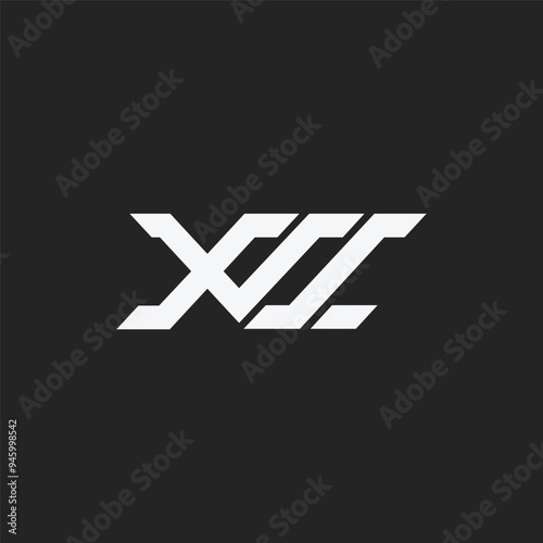 XII logo looks simple, modern, luxury combination