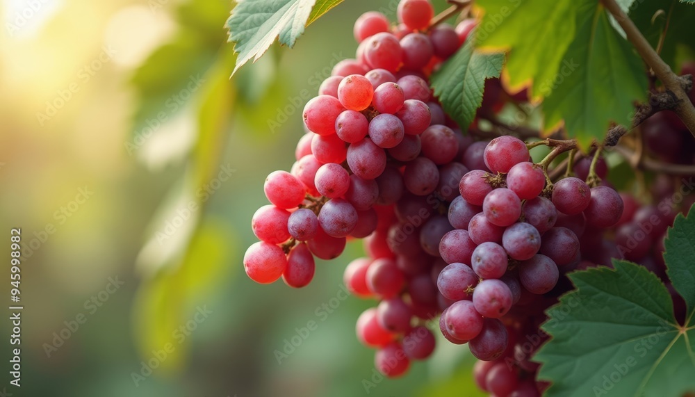Bountiful harvest of red and purple grapes Bountiful harvest of red and purple grapes