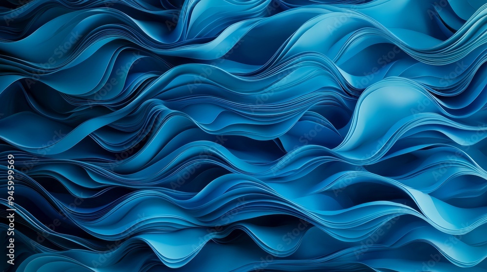 A pattern of stylized waves and ocean currents, with a fluid, dynamic feel A pattern of stylized waves and ocean currents, with a fluid, dynamic feel