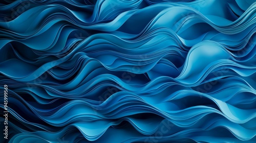 A pattern of stylized waves and ocean currents, with a fluid, dynamic feel