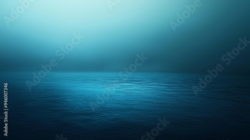 Alluring Underwater Gradient Landscape with Misty Serene Atmosphere