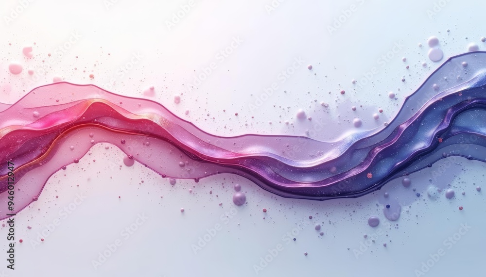 Vivid waves of color a splash of creativity Vivid waves of color a splash of creativity